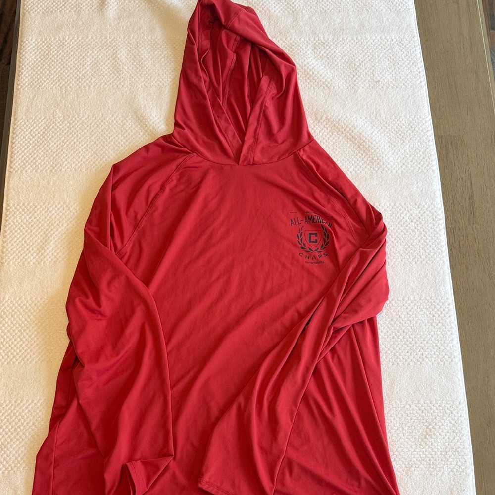 Chaps Red Hoodie with Logo